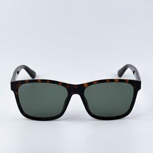 Gucci GG0746S 003 BRAND NEW Sunglasses Havana Green Rectangle Unisex
